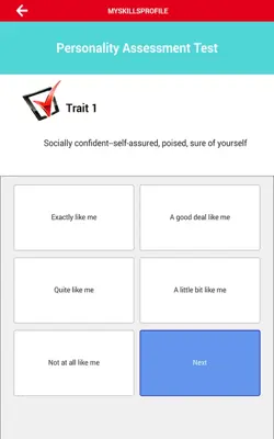 Big 5 Personality Test android App screenshot 2